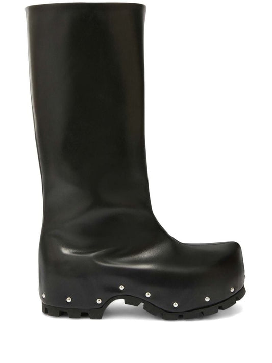Studded Knee-high Boots