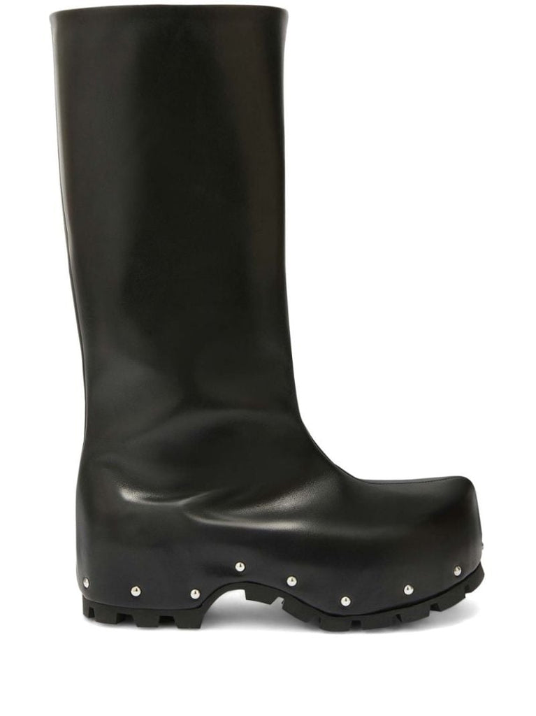 Studded Knee-high Boots