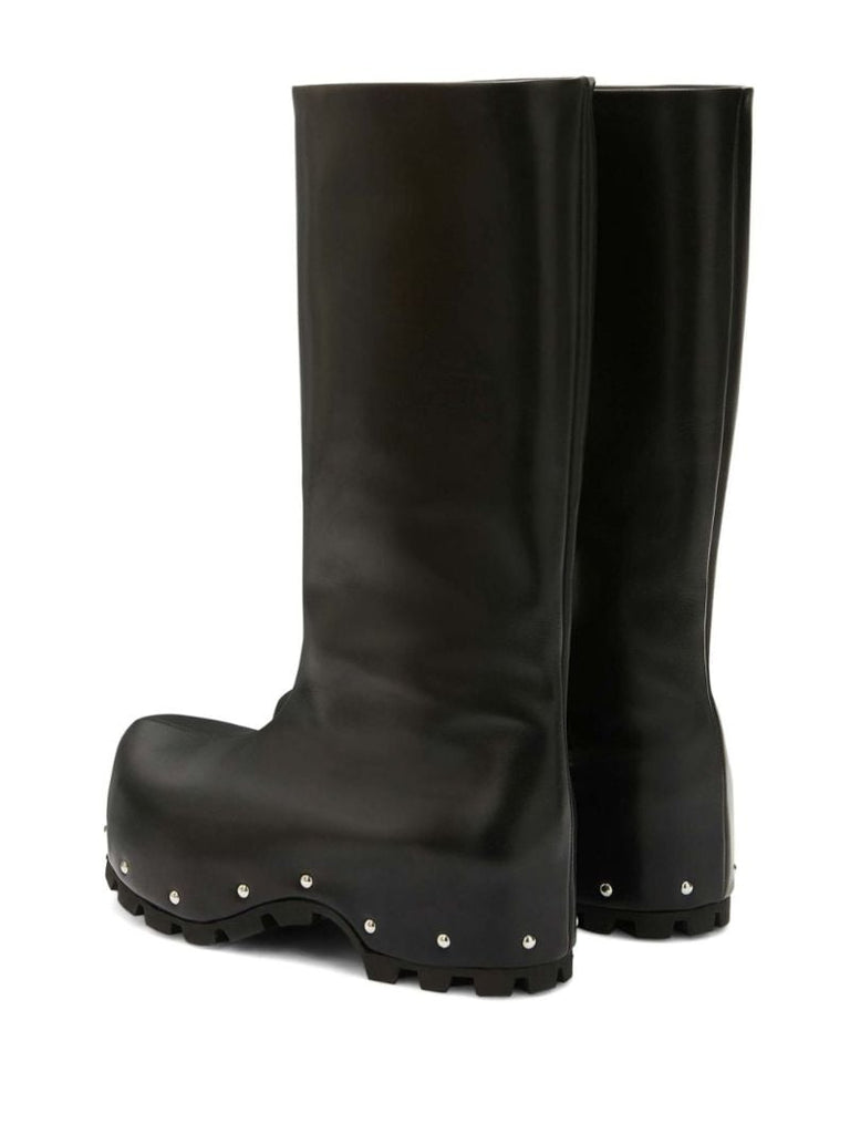 Studded Knee-high Boots