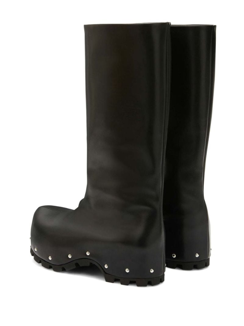 Studded Knee-high Boots