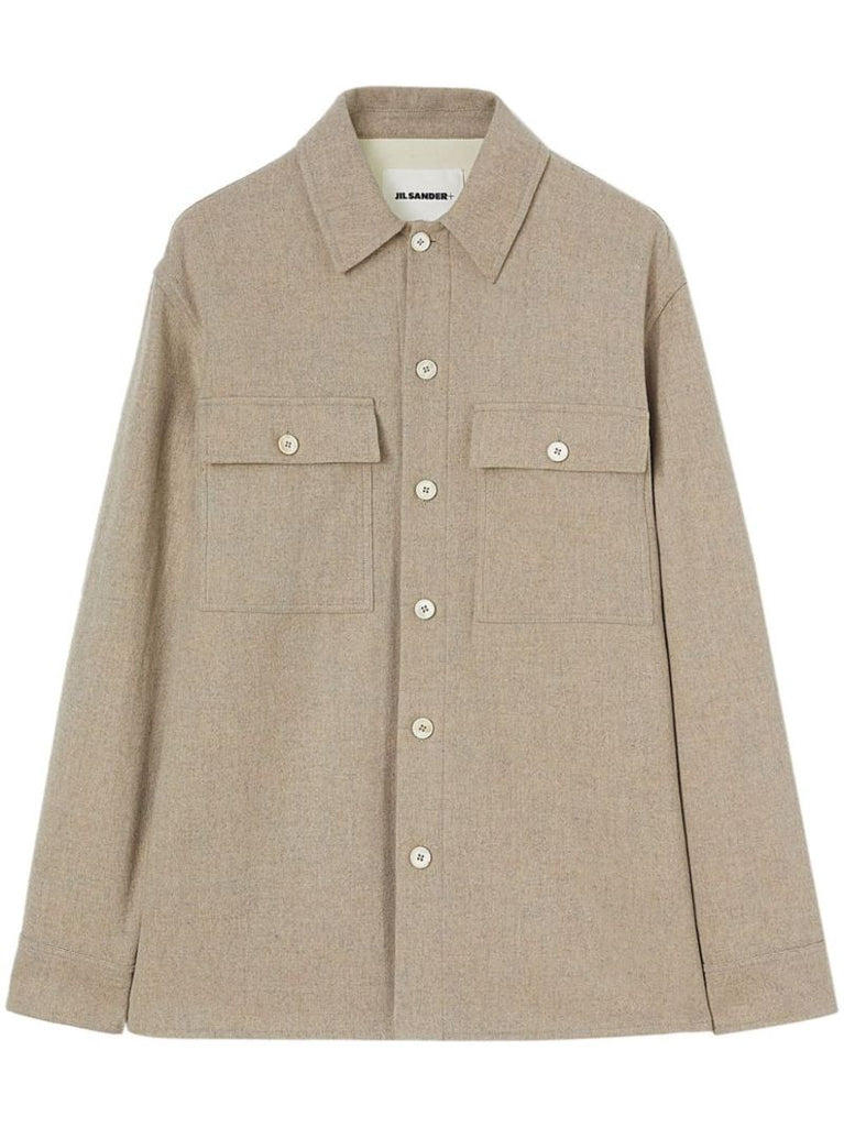 Neutral Wool Shirt