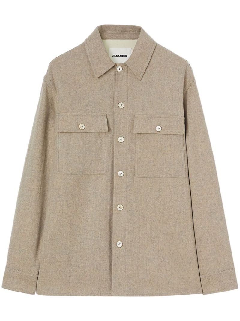 Neutral Wool Shirt