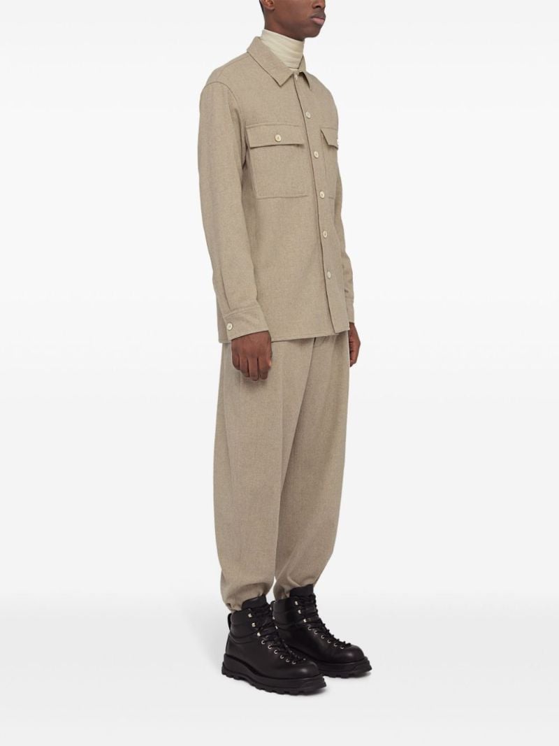 Neutral Wool Shirt