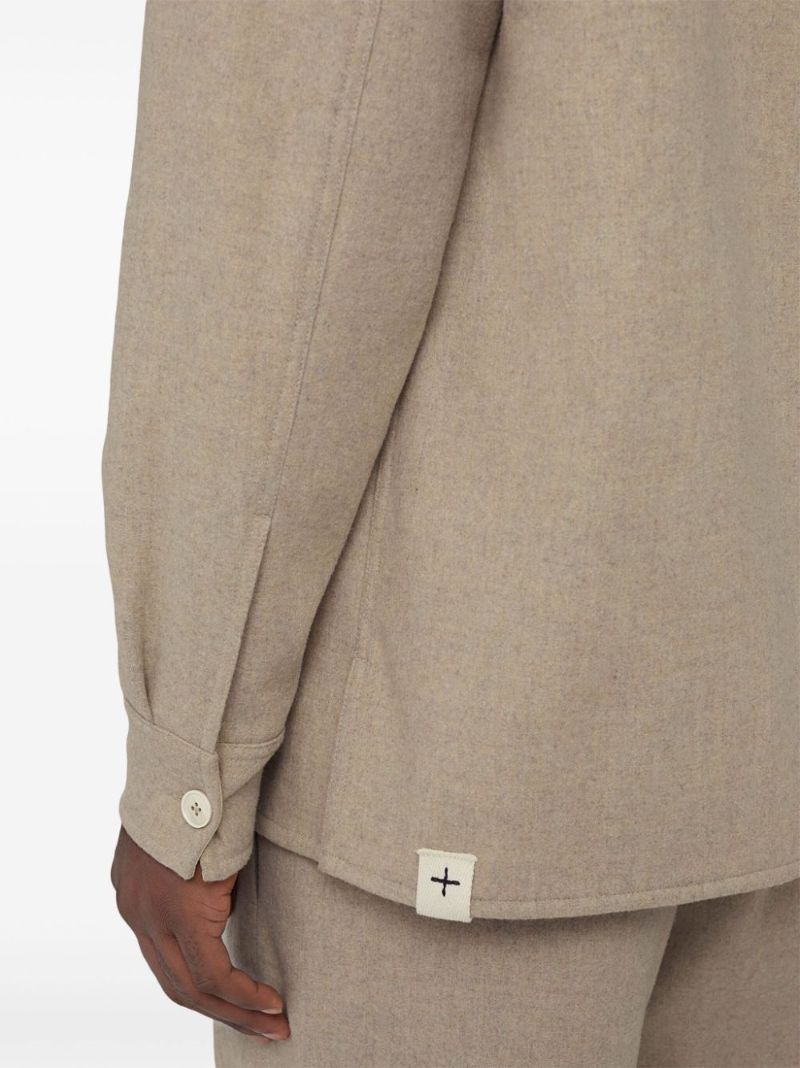 Neutral Wool Shirt