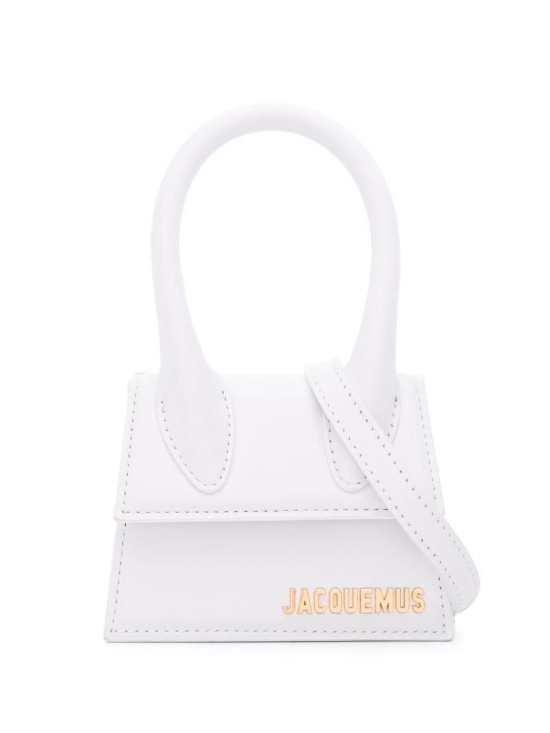White Le Chiquito Leather Mini Bag