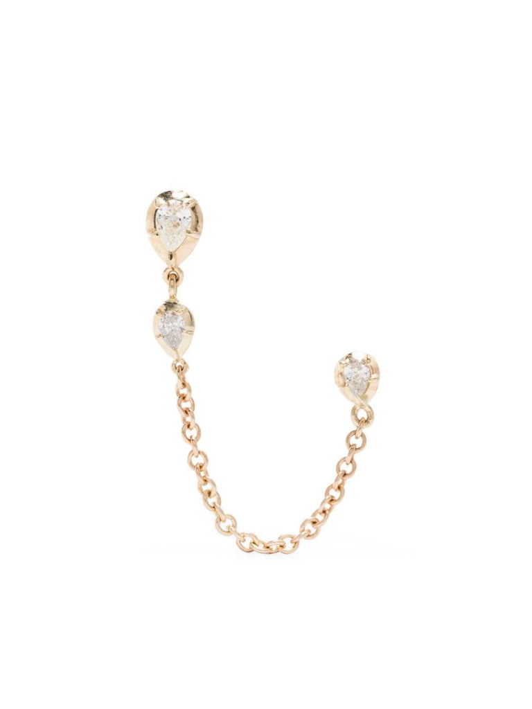 14k Gold Sophia Diamond Earring