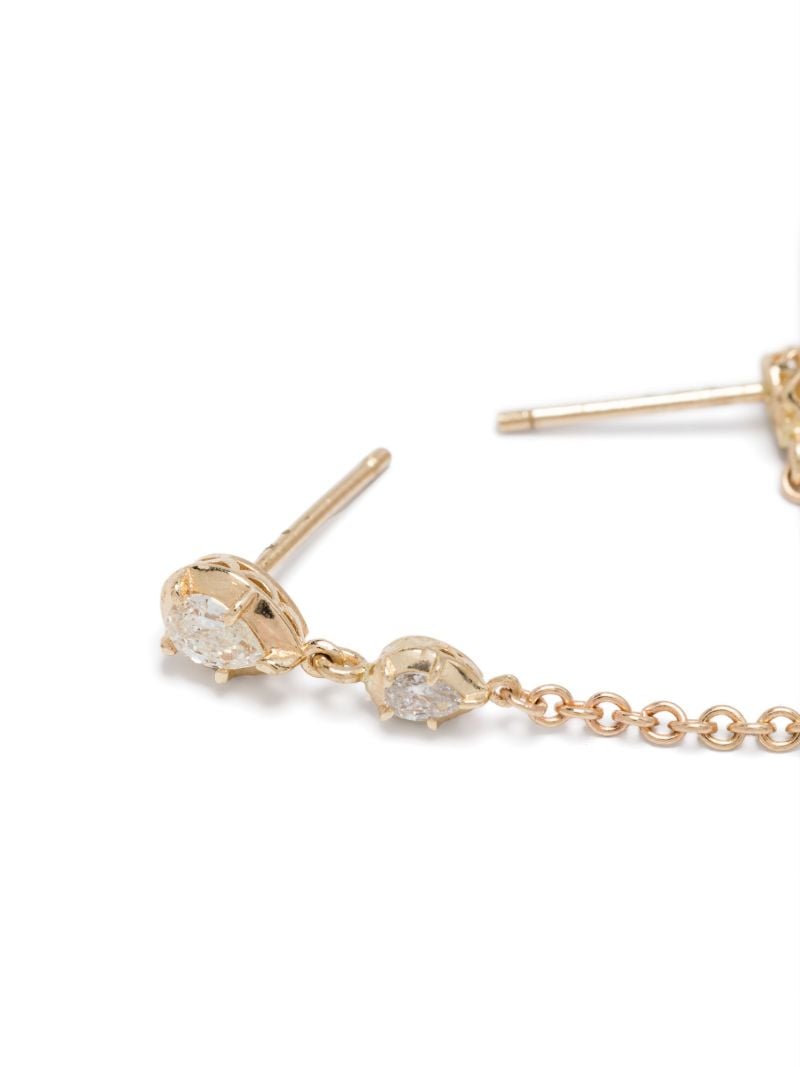 14k Gold Sophia Diamond Earring