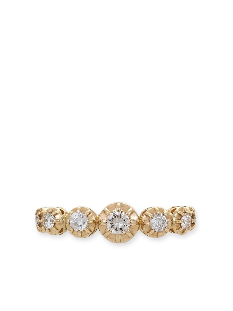 14k Yellow Gold Sophia Diamond Ear Cuff