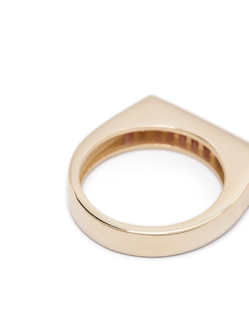 14k Gold Pinky Ruby Ring