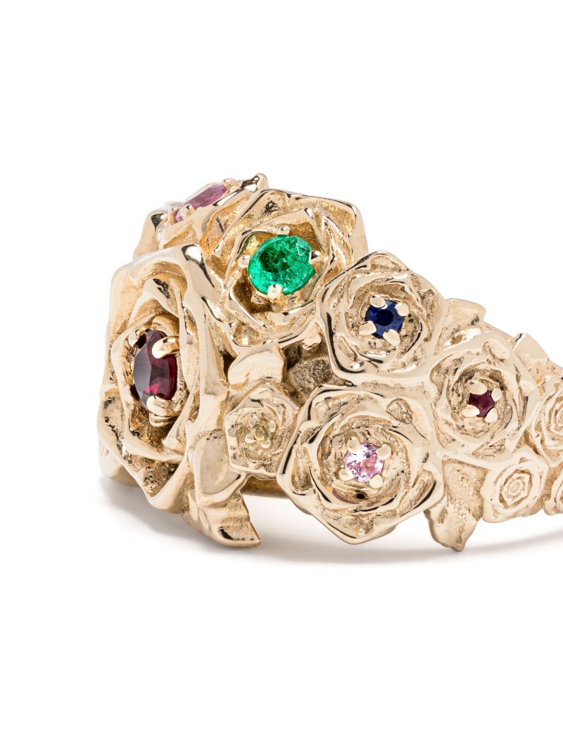 14k Yellow Gold Pierced Ring