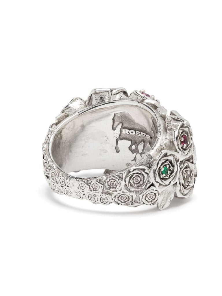 Sterling Silver Rose Ring