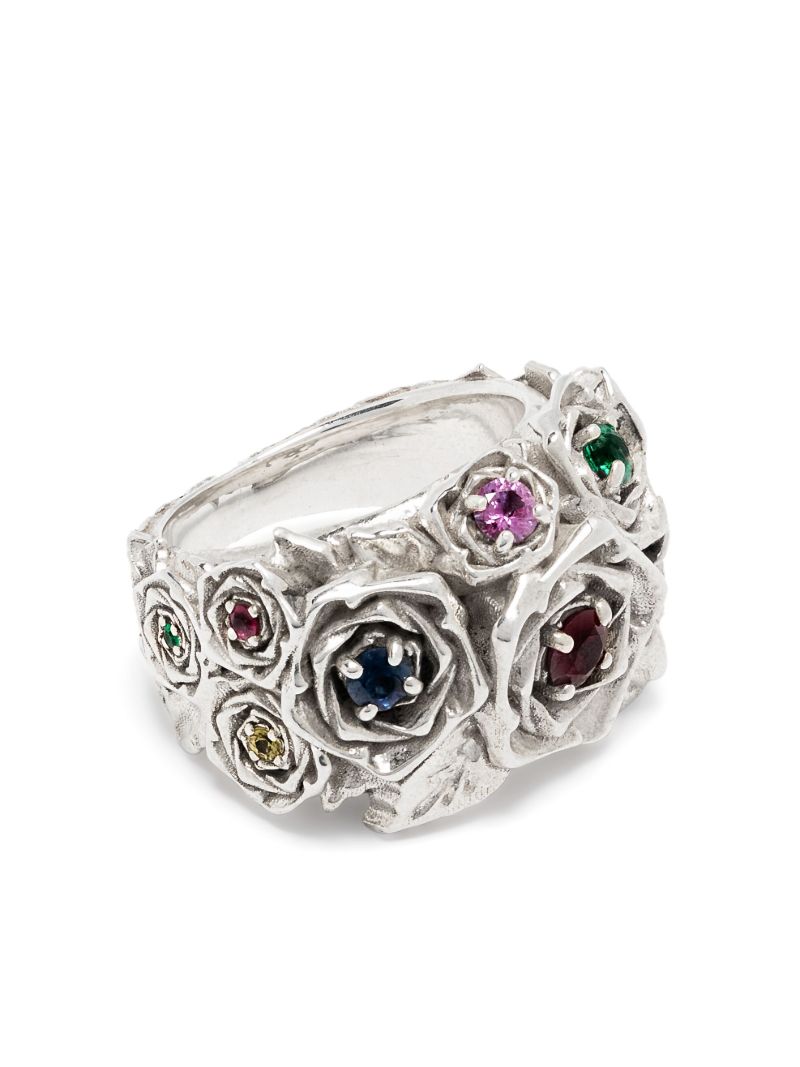 Sterling Silver Rose Ring