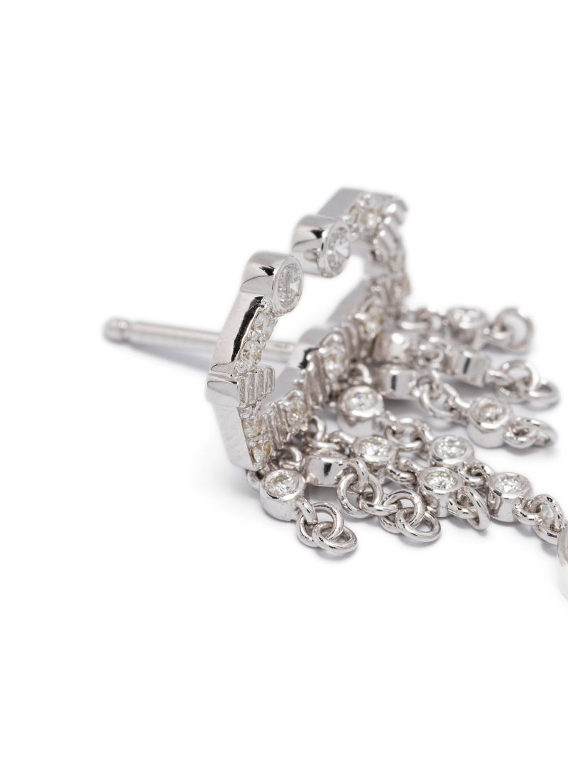 18kt White Gold Boscorpio Diamond Earrings