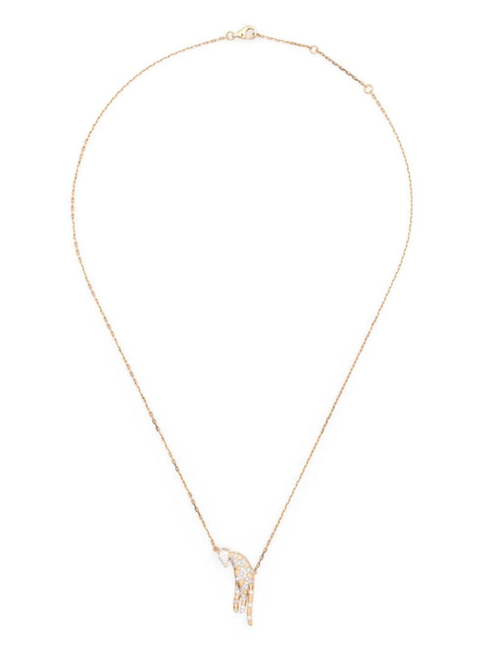 18k Yellow Collier FÃ_x0083_Â©lin Diamond Necklace
