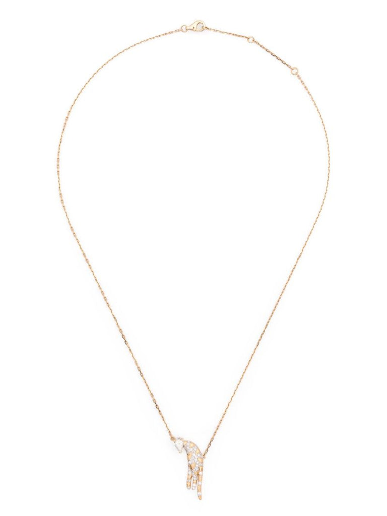 18k Yellow Collier FÃ_x0083_Â©lin Diamond Necklace
