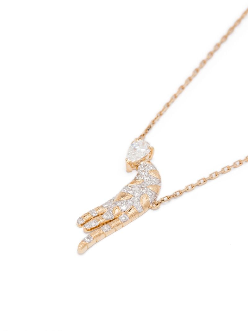 18k Yellow Collier FÃ_x0083_Â©lin Diamond Necklace