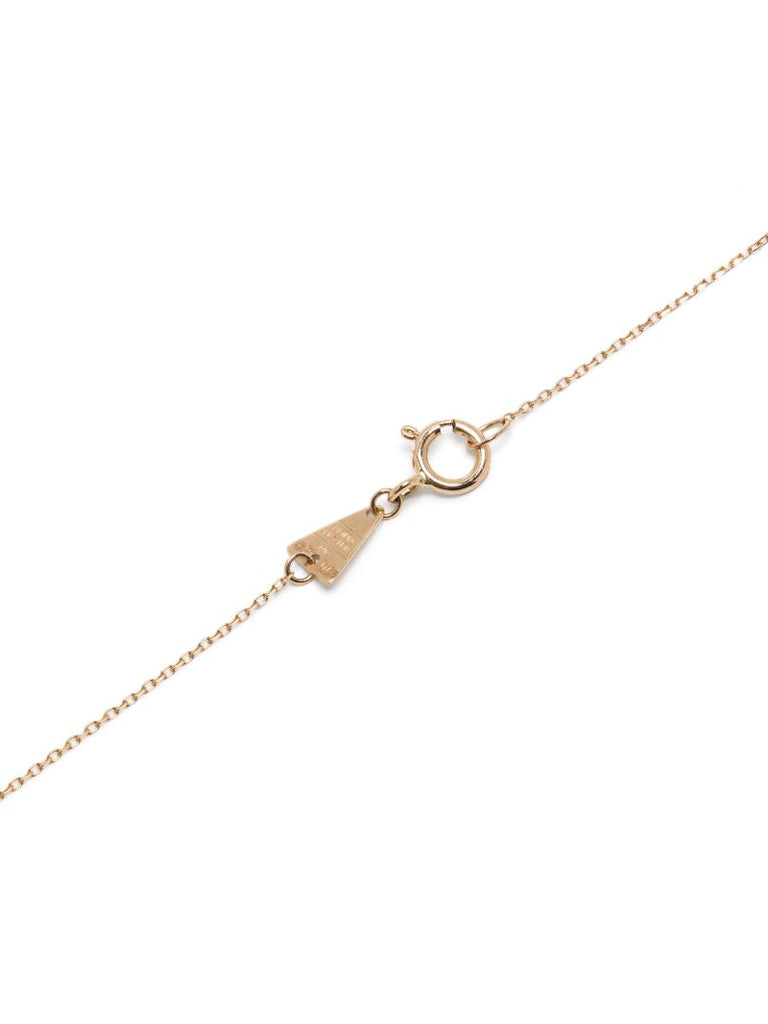 14k Yellow Gold Wing Diamond Necklace
