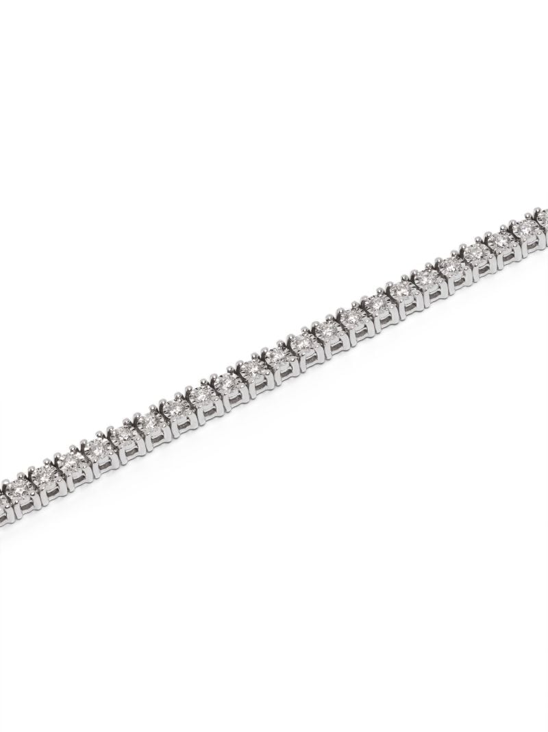 14k White Gold Ava Bea Tennis Necklace