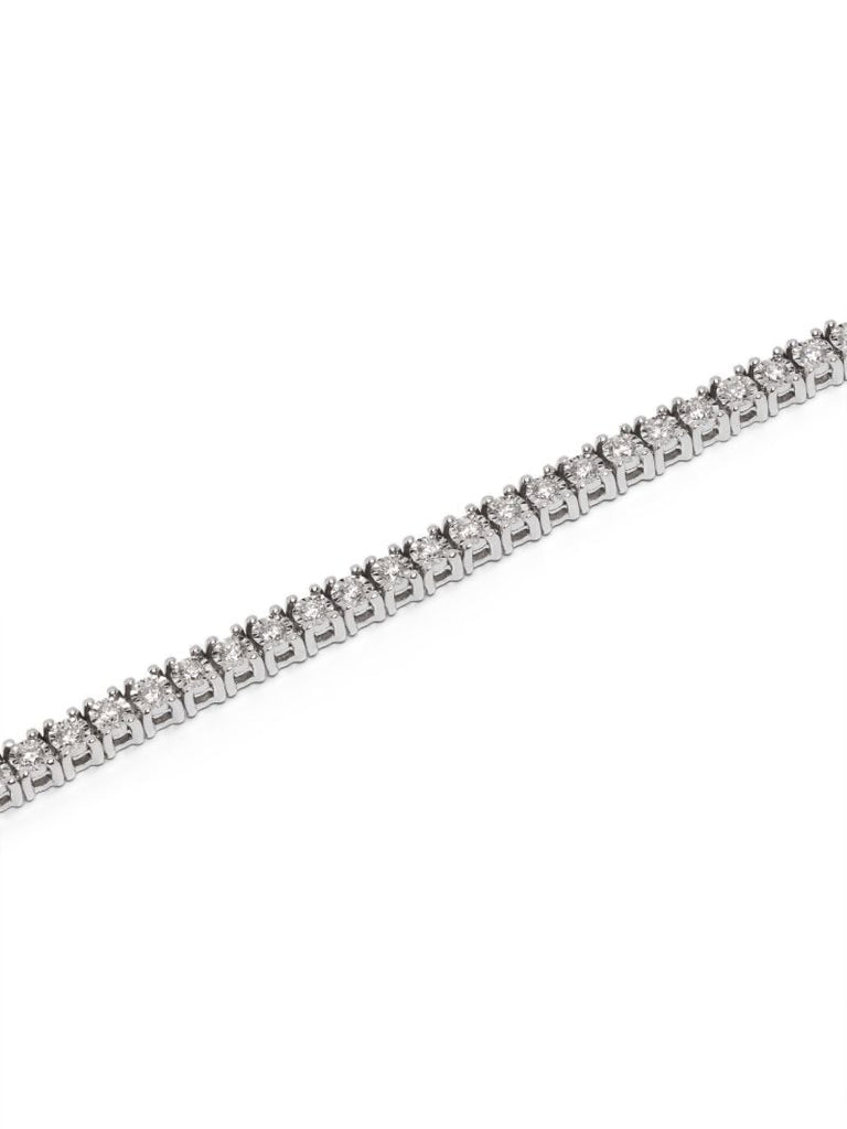 14k White Gold Ava Bea Tennis Necklace