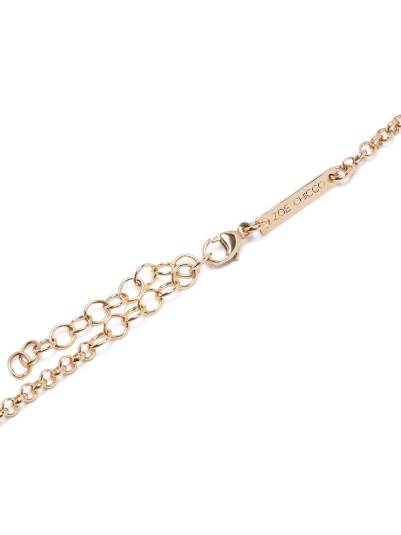 14k Yellow Gold Lariat Necklace
