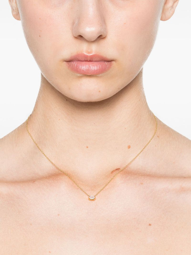18k Yellow Gold Diamond Necklace
