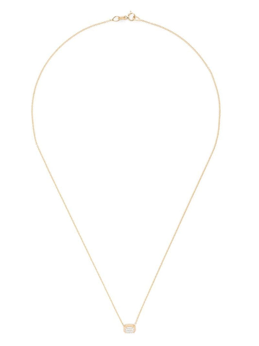 18k Yellow Gold Diamond Necklace