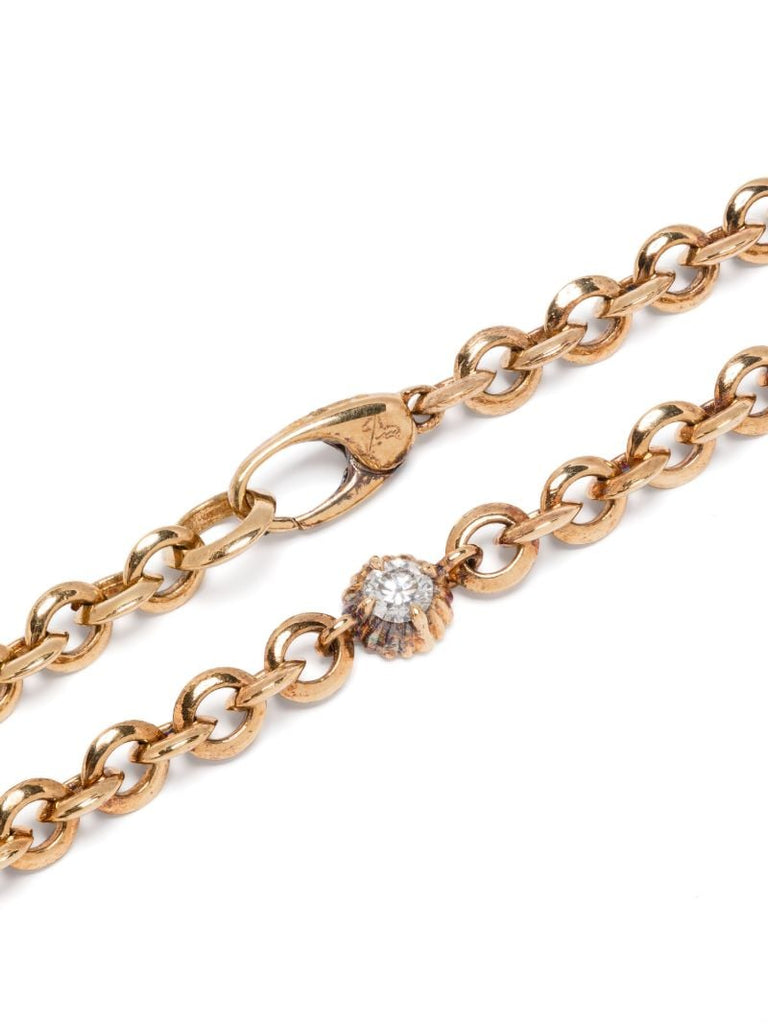 18k Yellow Gold Micro-link Chain Bracelet