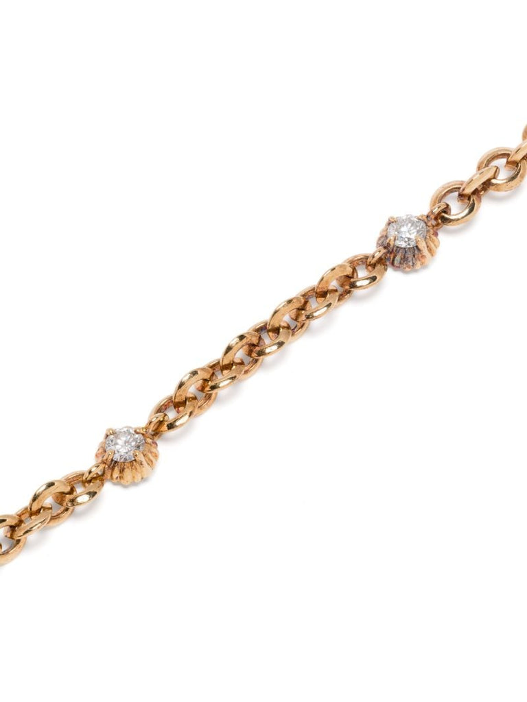 18k Yellow Gold Micro-link Chain Bracelet