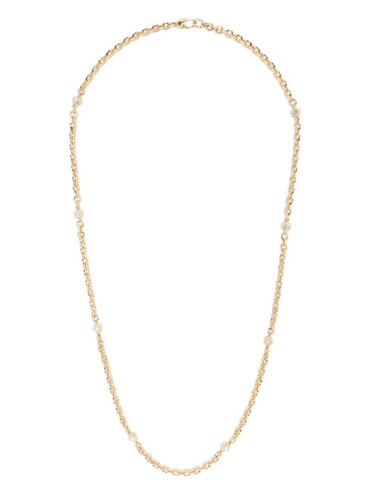 18k Yellow Gold Diamond Necklace