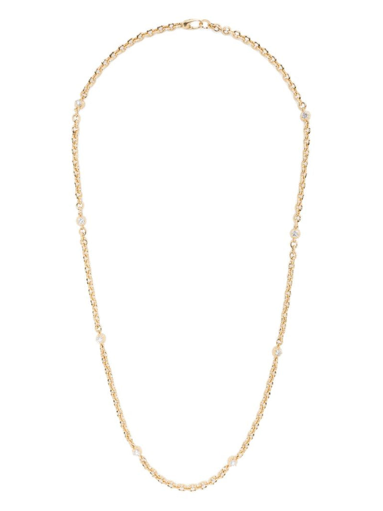 18k Yellow Gold Diamond Necklace