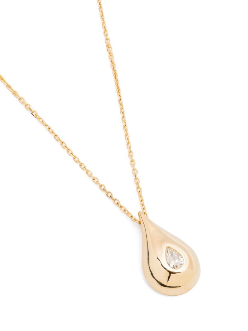 14k Yellow Gold Diamond Necklace