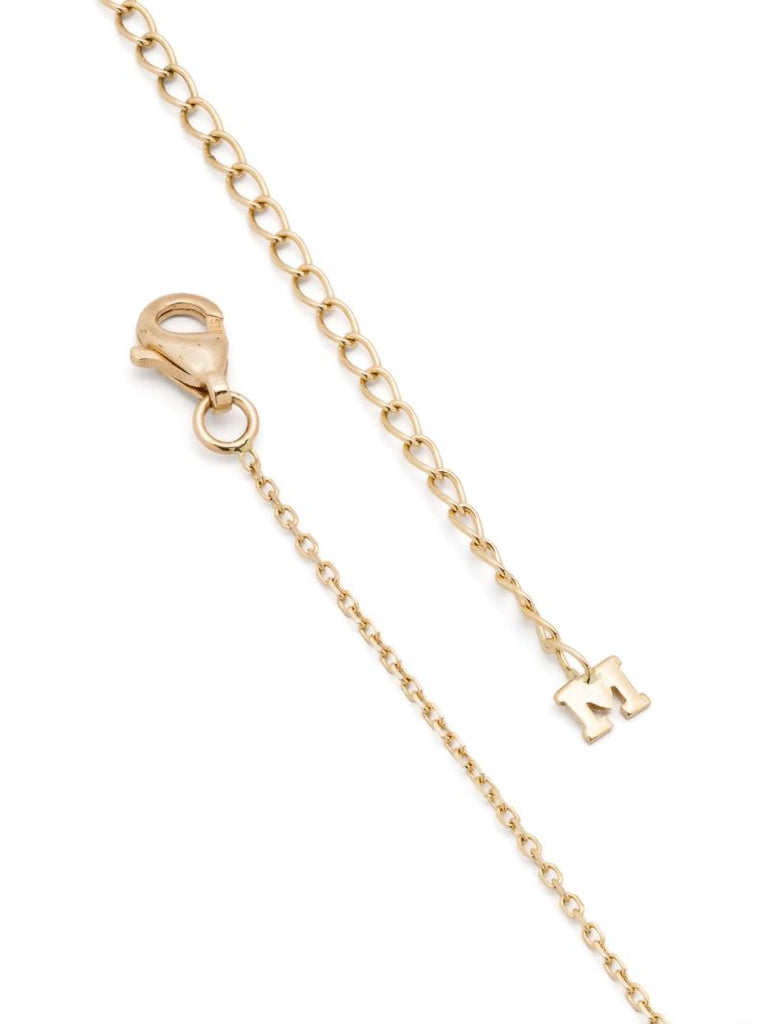 14k Yellow Gold Diamond Necklace