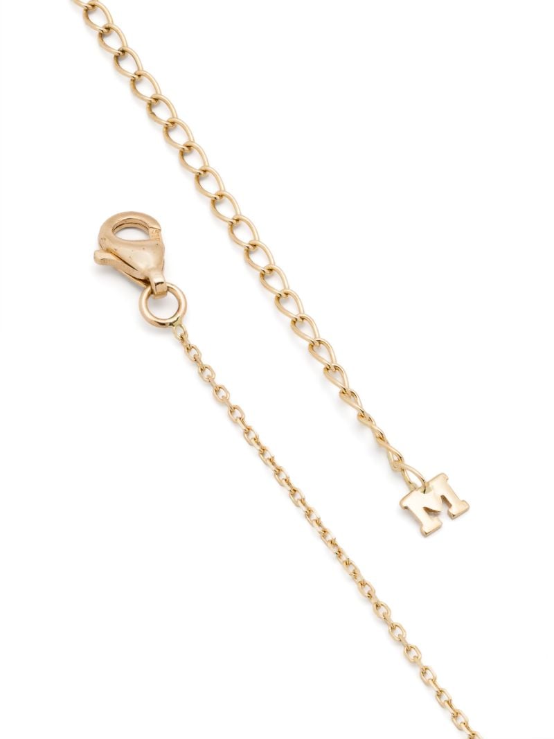 14k Yellow Gold Diamond Necklace