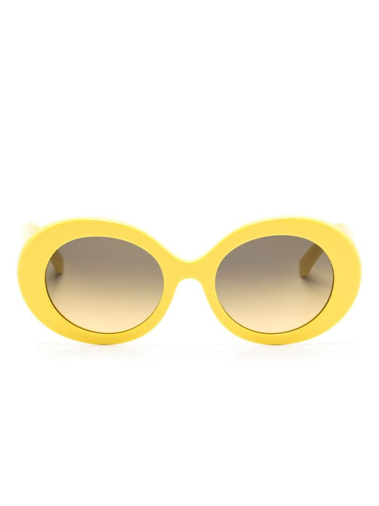 Yellow Round-frame Sunglasses