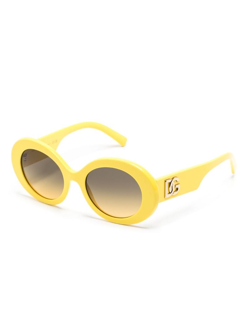 Yellow Round-frame Sunglasses
