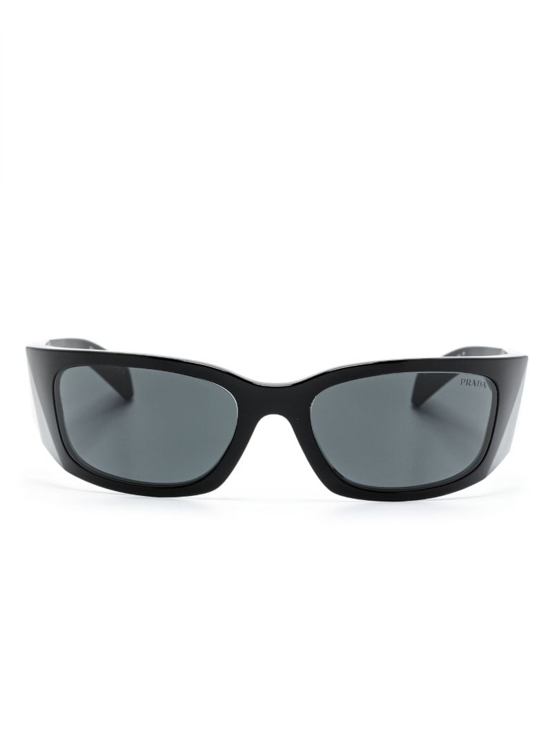 Black Symbole Shield-frame Sunglasses