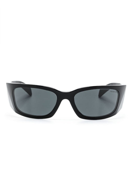 Black Symbole Shield-frame Sunglasses