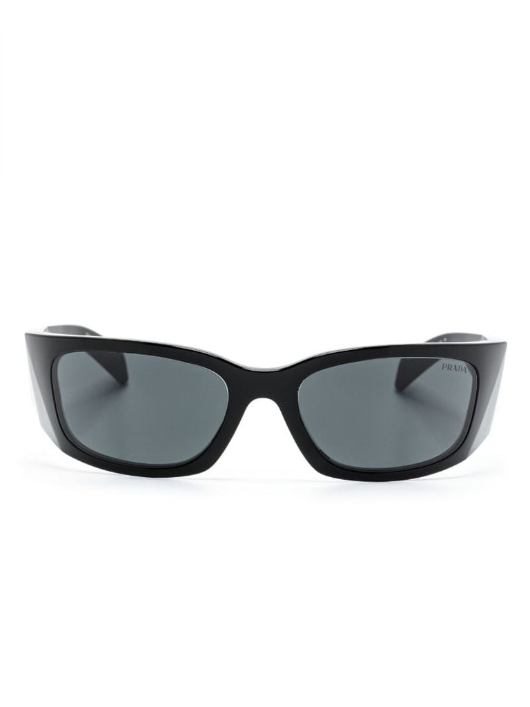 Black Symbole Shield-frame Sunglasses