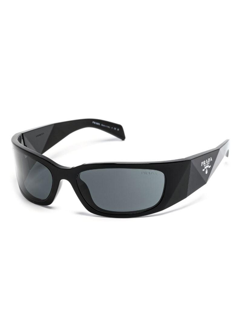 Black Symbole Shield-frame Sunglasses