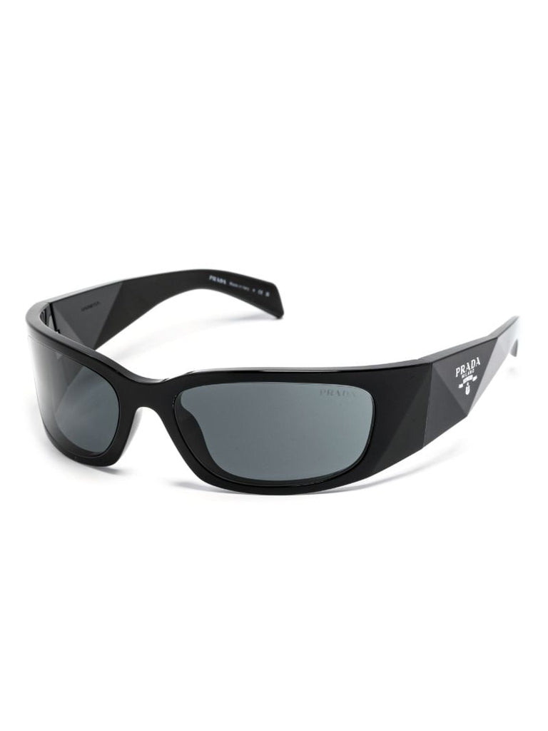 Black Symbole Shield-frame Sunglasses