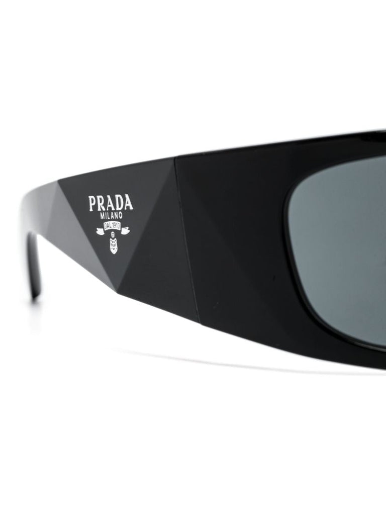 Black Symbole Shield-frame Sunglasses