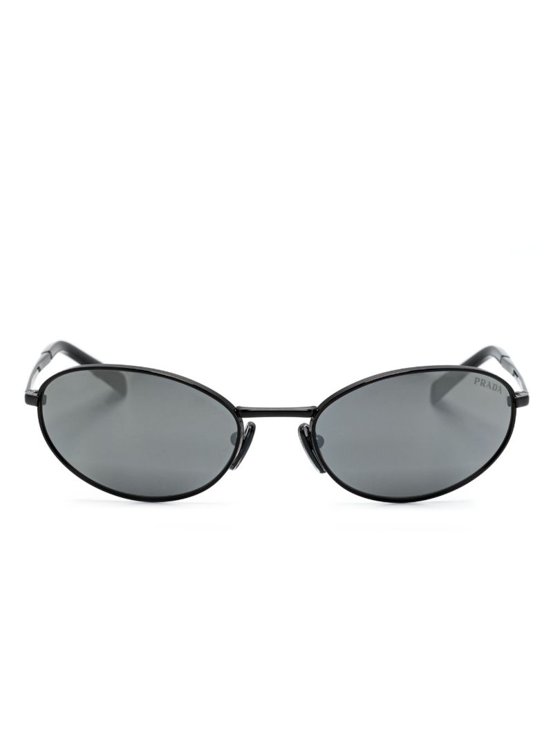 Black Oval-frame Sunglasses