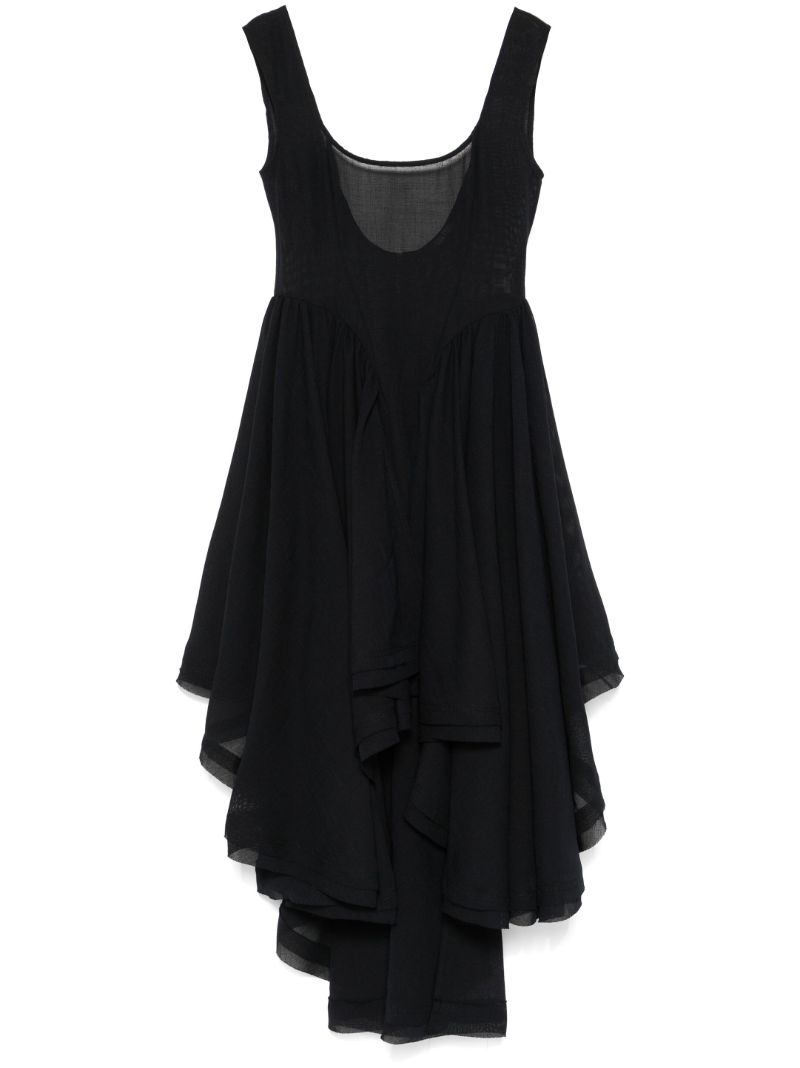 Black Asymmetric Dress