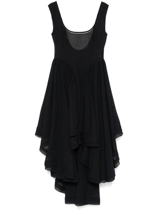 Black Asymmetric Dress