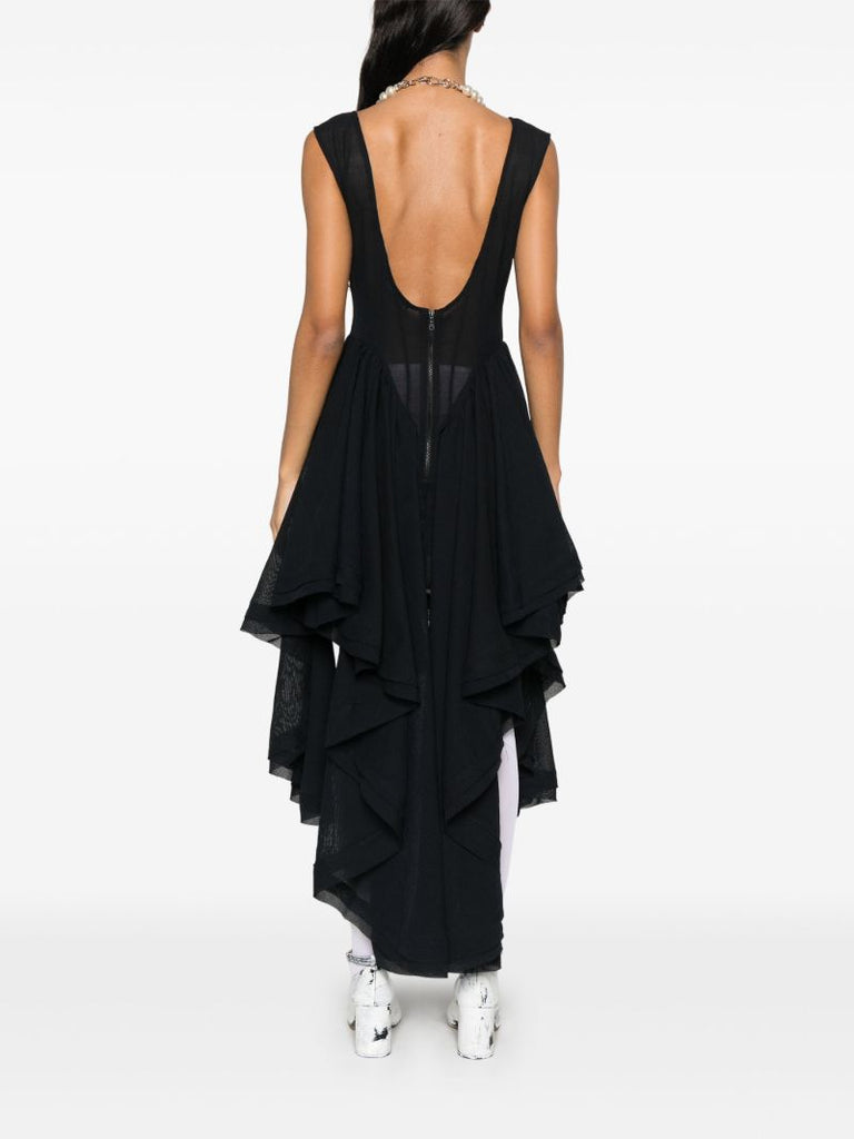 Black Asymmetric Dress
