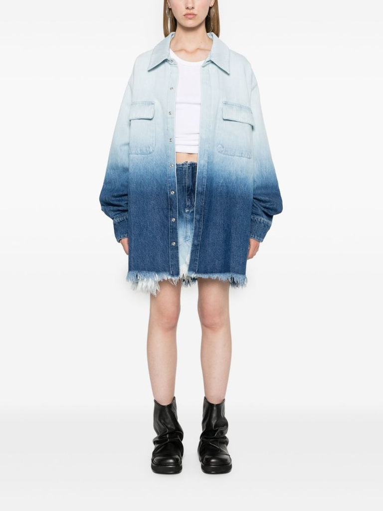 Blue OmbrÃ_x0083_Â© Denim Jacket