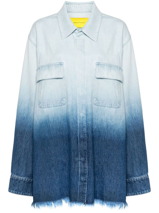Blue OmbrÃ_x0083_Â© Denim Jacket