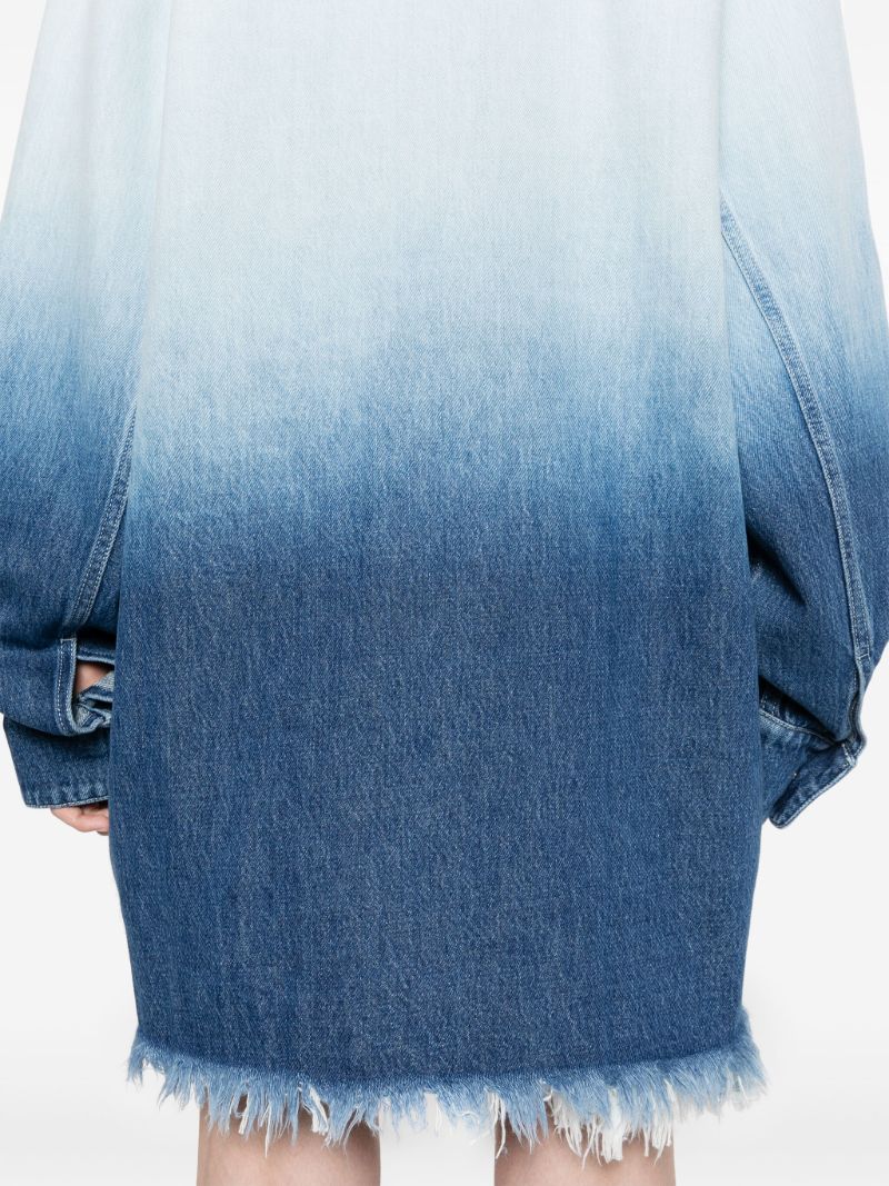 Blue OmbrÃ_x0083_Â© Denim Jacket