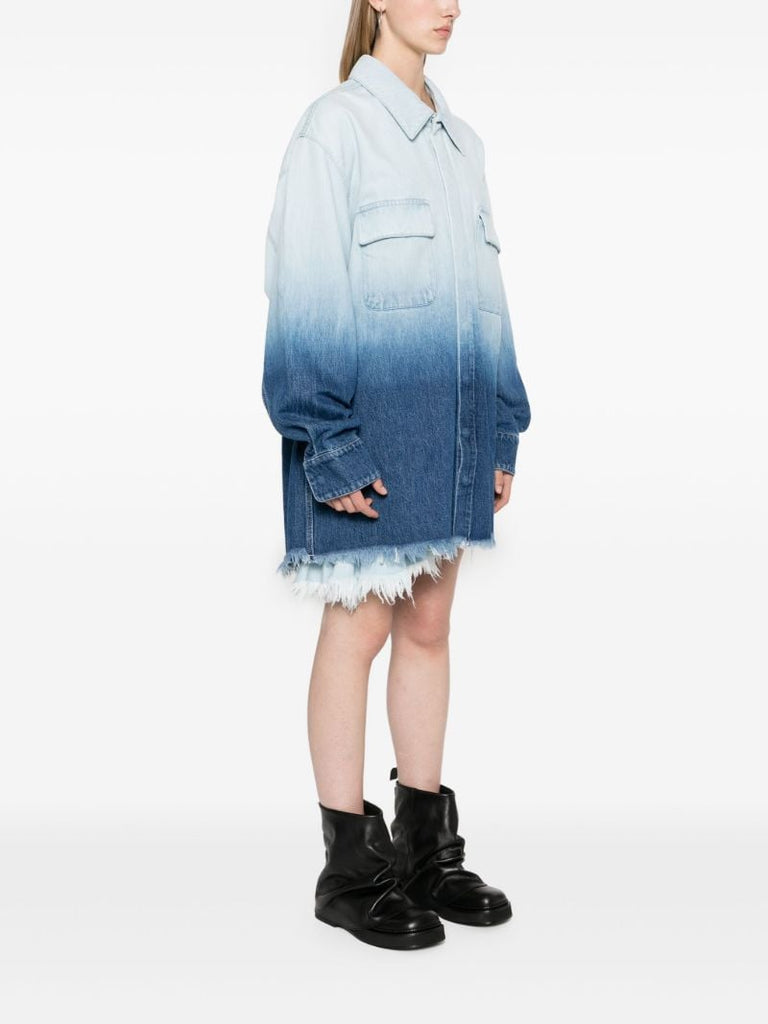 Blue OmbrÃ_x0083_Â© Denim Jacket