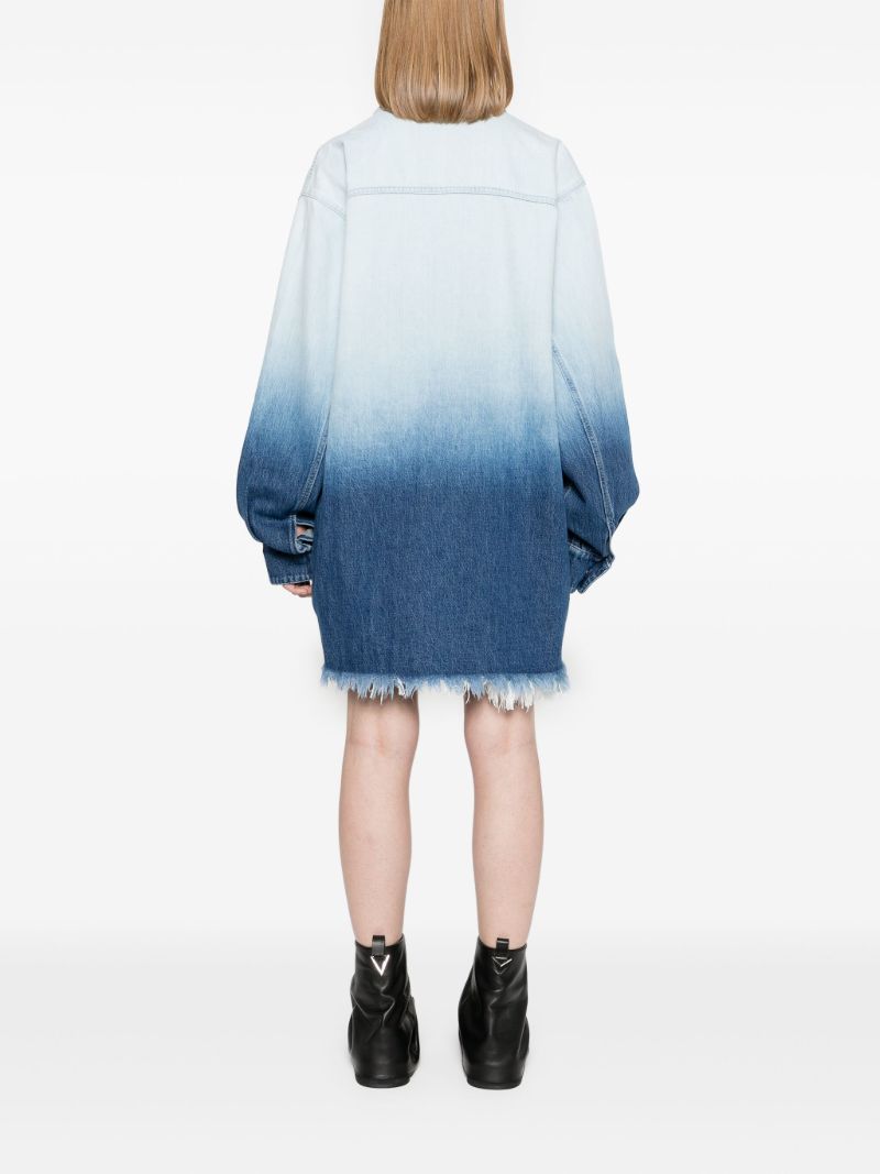 Blue OmbrÃ_x0083_Â© Denim Jacket